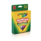 Crayola 524016 16-color Triangular Crayons - Assorte  1 bx  New
