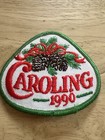 Girl Scouts Patch - Caroling 1990 Winter Holiday Christmas