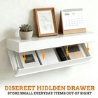 Hidden Compartment Wall Shelf Wooden Floating Shelf With Secret Storage For Home