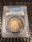 1964-mo Mexico Silver Peso Pcgs Ms67 Rainbow Toned Gem Uncirculated
