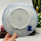Vintage New Wharf Pottery Conway Flow Blue Semi-porcelain 8  Plate England