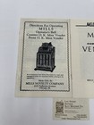 2 Mills Slot Machine Manuals For Operating Mills Operator   s Bell Counter