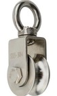 Heyous 1-pack U Swivel Pulley 304 Stainless Steel Duplex Bearing Super-silent   