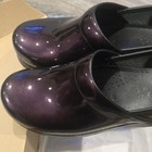 Dansko Clogs Womens Size 8 5 Purple Professional Pearlized Patent Work Nursing