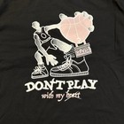 Made Hoops    don   t Play With My Heart    Basketball T-shirt Black Size Xl