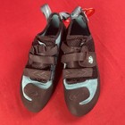 Evolv Climbing Shoes Women s Size 7 5 Teal Black Trax Rubber Straps Rock Gym