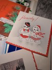 Vintage Christmas Greeting Cards 1930   40s Lot 20