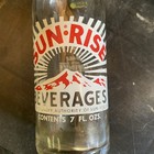 Vtg Sun Rise Beverage Bottle 7 Oz Coca Cola Company Great Graphics Collectible