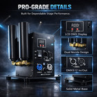 Srsfxworx Professional Dual Nozzle Co2 Jet Machine     Dmx512 Cryo Cannon Fog Blas