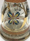 Vintage Lebanese Floral Glass Wine Decanter