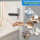 Plussen Commercial Paper Towel Dispenser Wall Mount With Lock 1 Pack universa   