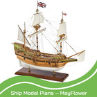 Mayflower Wooden Ship Model Plans