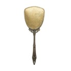 Vintage Gold Tone Ornate Vanity Hand Held Mirror