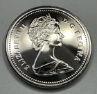 1988 Canadian Nickel 5cent Proof-like Coin From Mint Set  Uncirculated Shiny  