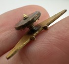Vtg Northrop Usaf N-9m Aircraft Screw Back Lapel Pin Gold Tone