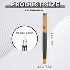 Metal Fountain Pen Medium Nib For Professional Office  Yellow