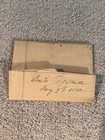 1832 Stampless Cover letter Boston Ma To New York Business C hm