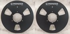 One Pair 10 5   Blue Pioneer Tape Reel Aluminum For Reel To Reel Tape Recorder