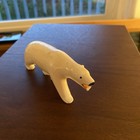 Vintage Davn Nat Tanguk  Carved Polar Bear eskimo  Ocean  sea