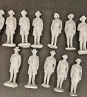 Lot Of 13 Vintage Lead Toy Figures     Civil War   1800s Gentleman Soldiers       