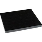 Six 36 Ring Black Foam Jewelry Display Tray Inserts 7 3 4  X 6 3 4 