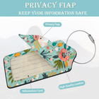Spring Flowers Luggage Tags Set Of 2 Leaves Berries Leather Suitcase Tags With S
