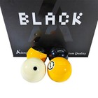 Dongzhu Black Phenolic Resin Billiard Pool Ball Set 2-1 4  57 2mm  Standard Size