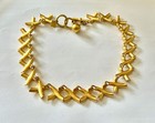 Vintage Anne Klein Runway Couture Gold Plated Necklace