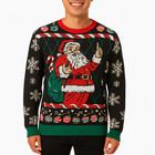 Nwt Ugly Christmas Sweater Santa Graphic Pullover Size L