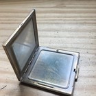 Vintage Enameled Clarice Jane Elgin Double Vanity Powder Compact Guilloche Rose