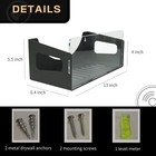 Arriart Vinyl Records Storage Organizer Acrylic Vinyl Record Holder Albums