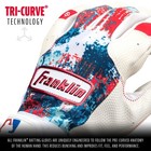 Franklin Sports Mlb Youth Teeball Batting Gloves Red white blue - Youth Xx Small