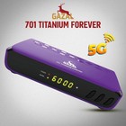 Gazal 701 Titanium Forever 5g Receiver Satellite Tv Box 4k Full Hd Wi-fi H 265
