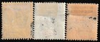 Gb 1907-13 Sg31-33 Kgv Morocco Agencies Overprints On Stamps