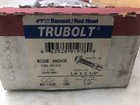 Trubolt Ws-1432 1 4  X 3-1 4  Steel Wedge Anchor  1 4  Drill Size -nib Of 45