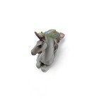 Vintage 1990s Pastel Rainbow Wing Unicorn Figurine Pearlized Laying