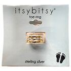 Itsy Bits Toe Ring Sterling Silver Gold And Silver Tone One Size