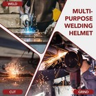 Auto Darkening Welding Helmet For Tig Mig Arc  180   True Color Panoramic View