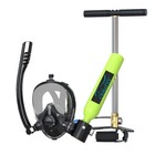 Mini Scuba Tank With Full Face Mask  0 5l Lung Tank Sub Mask Combo - 6-10 Mins