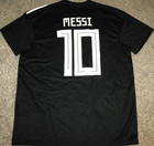 Lionel Messi Argentina 2018 World Cup Men s Black Adidas Replica Jersey