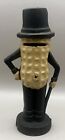Vintage Mr  Peanut Cast Iron Still Bank   5 5 Inches Tall   Advertising   