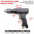 1 2  500rpm Industrial High Torque Pneumatic Drill Reversible Rotation Air Drill