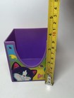 Vintage 1990s Lisa Frank Stationary Cube Post It Note Holder Bubble Cats Kittens