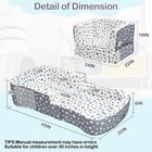 Toddler Travel Bed  Portable Toddler Bed   Chair 2-in-1     Convertible Travel Cri