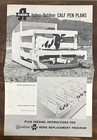 Albers Milling Company 1962 Brochure Lot Calf Pen   Cattle Mineral Feeder Plans