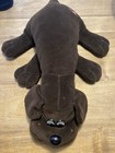 Vintage 1985 Tonka Pound Puppy Puppies Dog Plush Large Dark Brown Short Ears