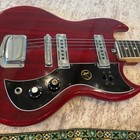 Vintage Kay K-2t Dual Pickup Transparent Cherry Electric Guitar
