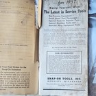 Snap-on Blue-point Tools Catalog Issued June 1  1937 Vintage