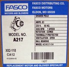 Fasco A217 Furnace Draft Inducer Motor Fits Lennox 7021-11231 25m5501