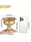 10 Pcs 6 5in Gold Metal Vases - Elegant Wedding Centerpieces